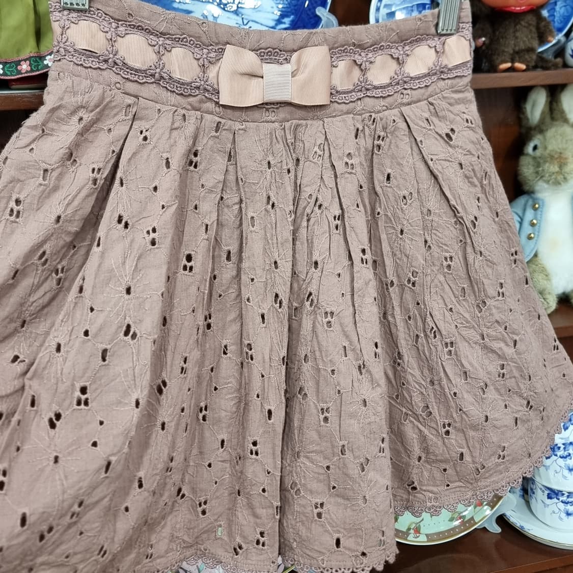 Liz Lisa 리즈리사 라벨 레이스 펀칭 스커트 상품이미지3