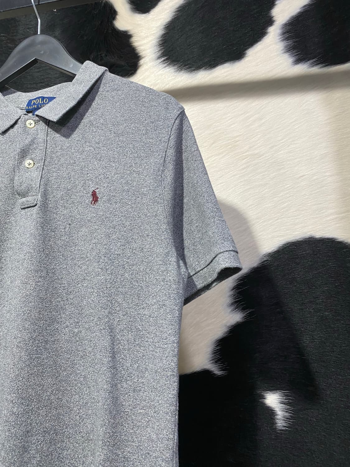 Polo Ralph Lauren 버건디 포니 폴로 반팔 티셔츠 상품이미지4