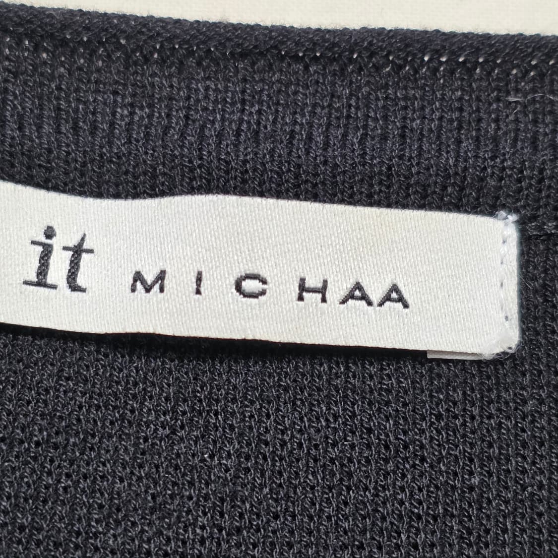 1331 IT MICHAA 잇미샤 니트 원피스 55사이즈 / 슬림핏 하객 상품이미지6