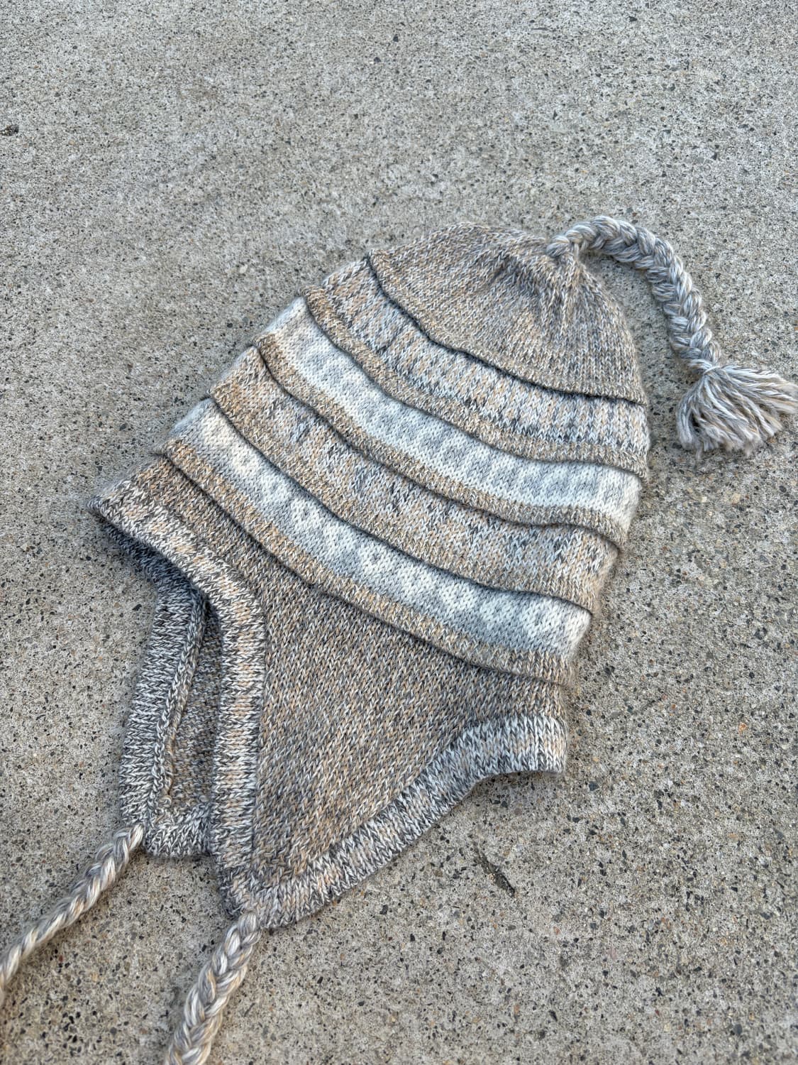 핸드메이드 알파카 이어 플랩 비니 상품이미지2