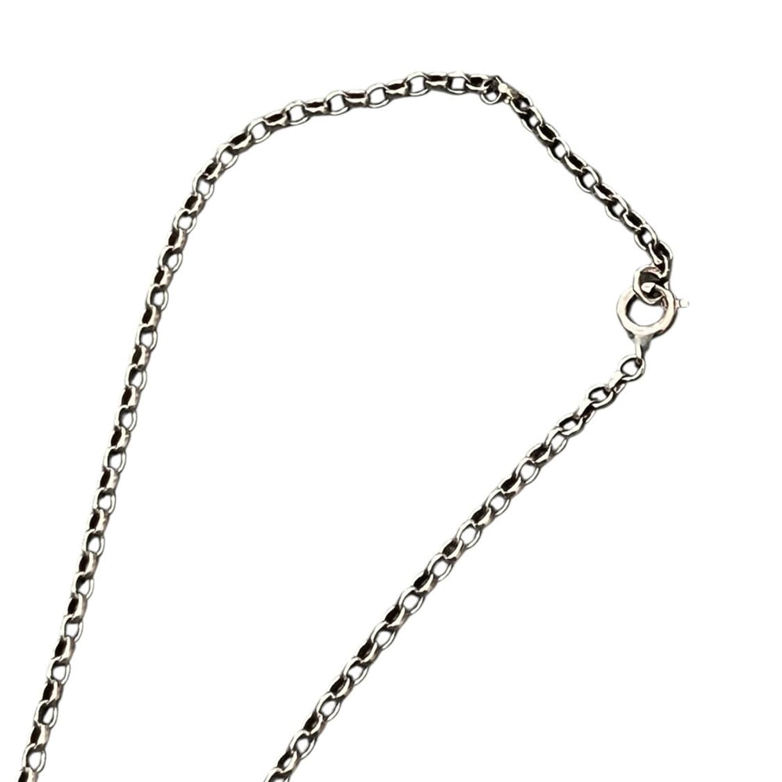 70s ONYX SILVER NECKLACE 상품이미지5