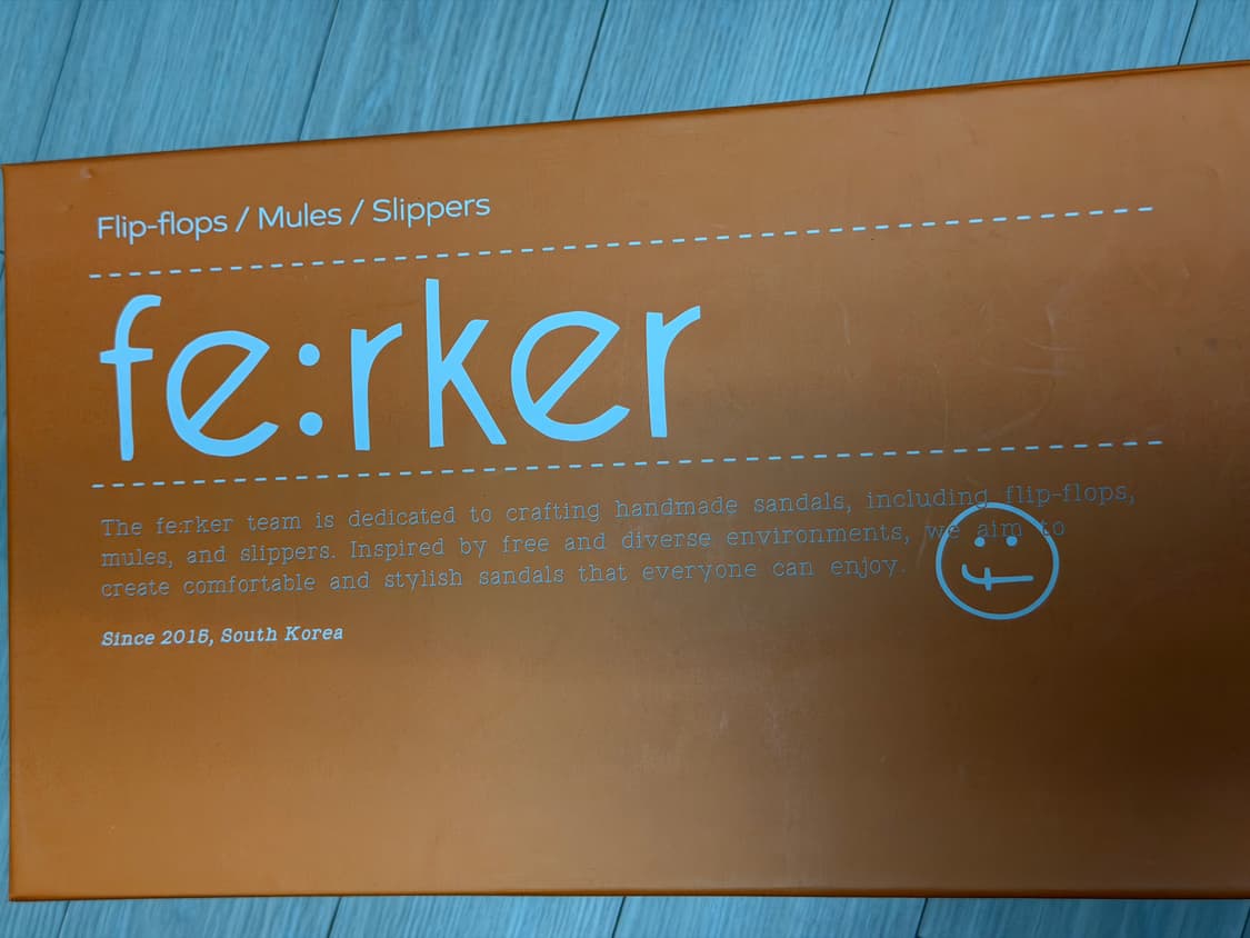 290] 페르커 플리플랍 샌들 브라운 상품이미지2