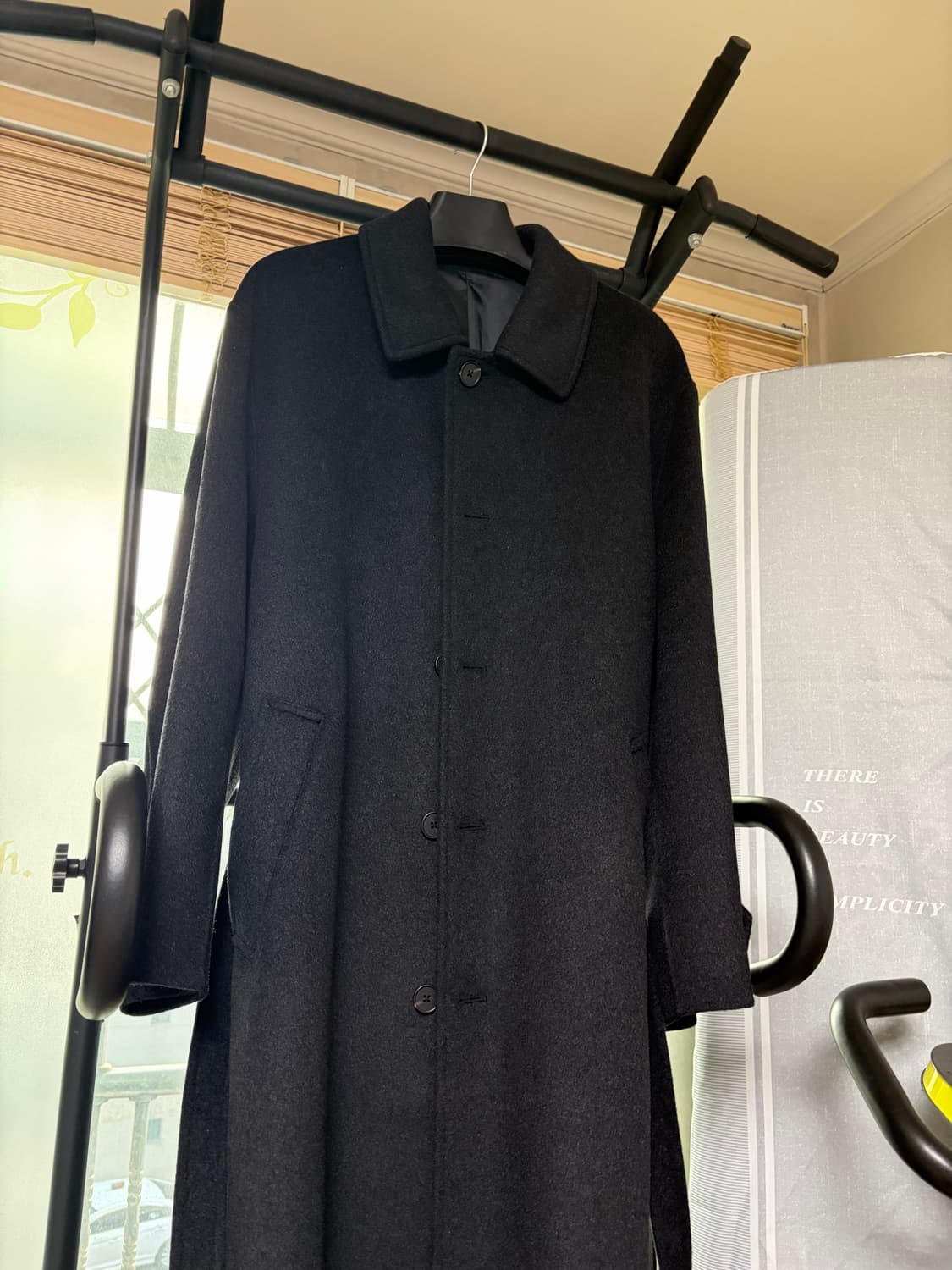 XL) 247시리즈 캐시미어 싱글 벨티드 다크그레이 상품이미지1