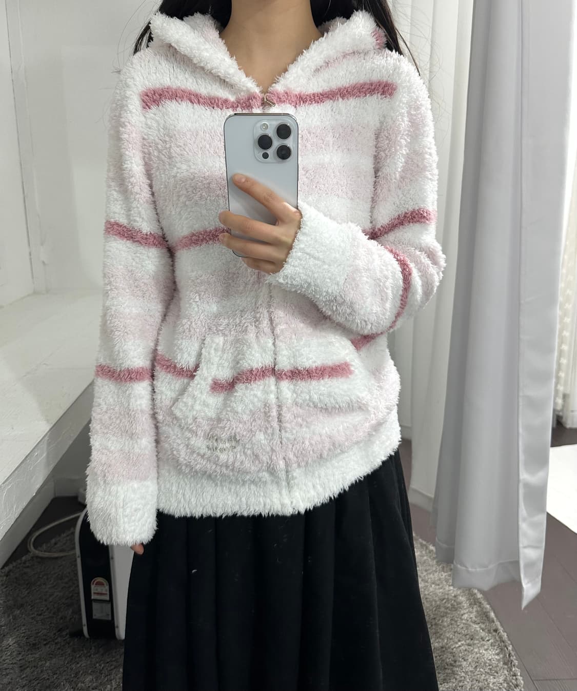 gelato pique fleece hood zipup 상품이미지3