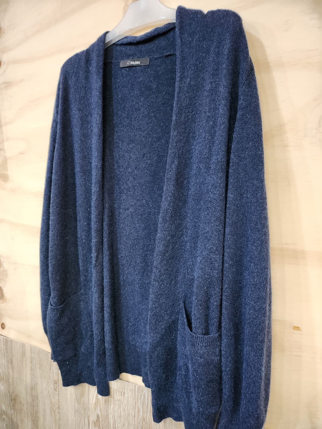 124) 42Mules 캐시미어100 여성 가디건 상품이미지3