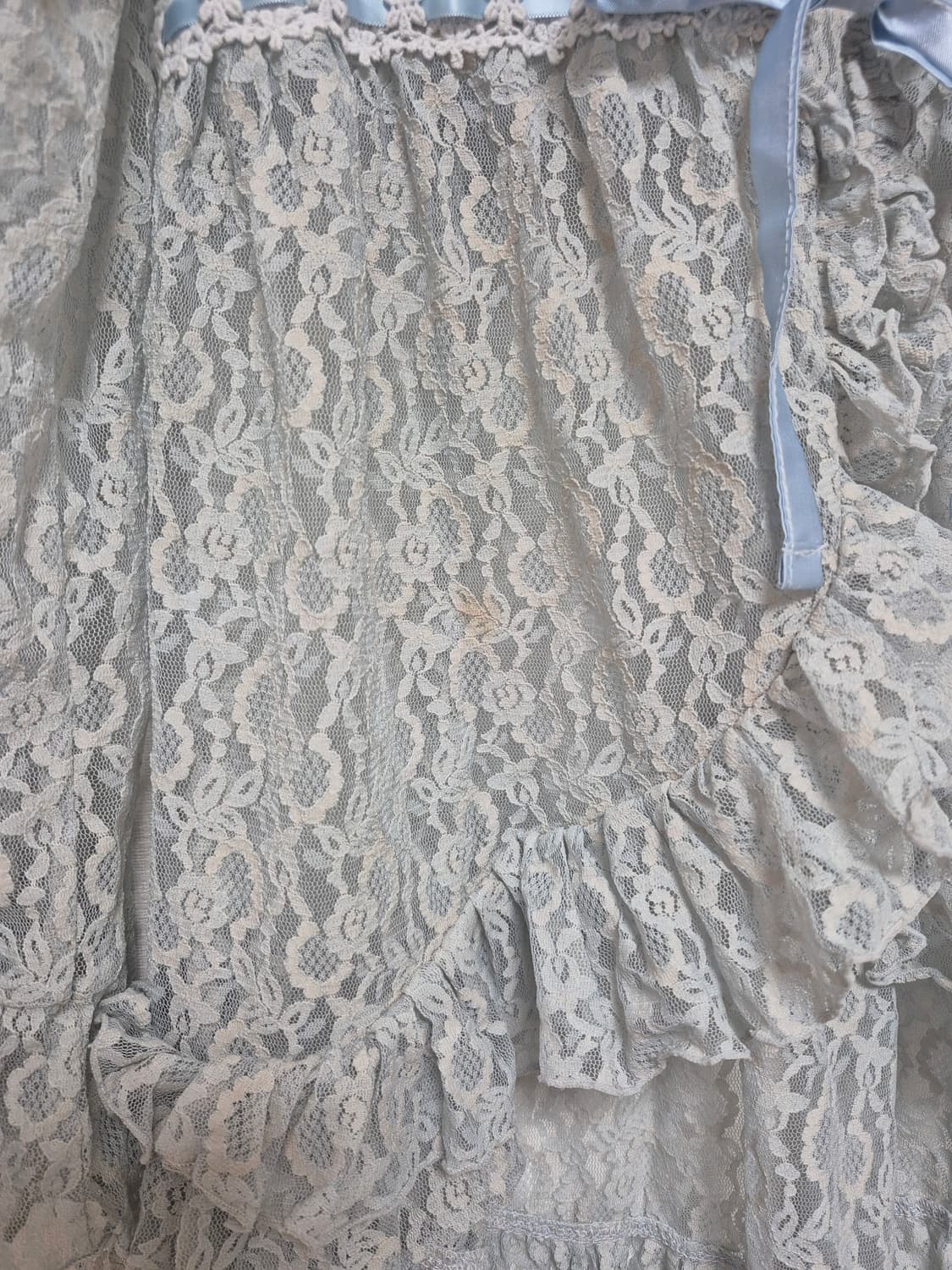 리즈리사 Chambre a couche 히메갸루 블루 레이스 후릴가디건 상품이미지2