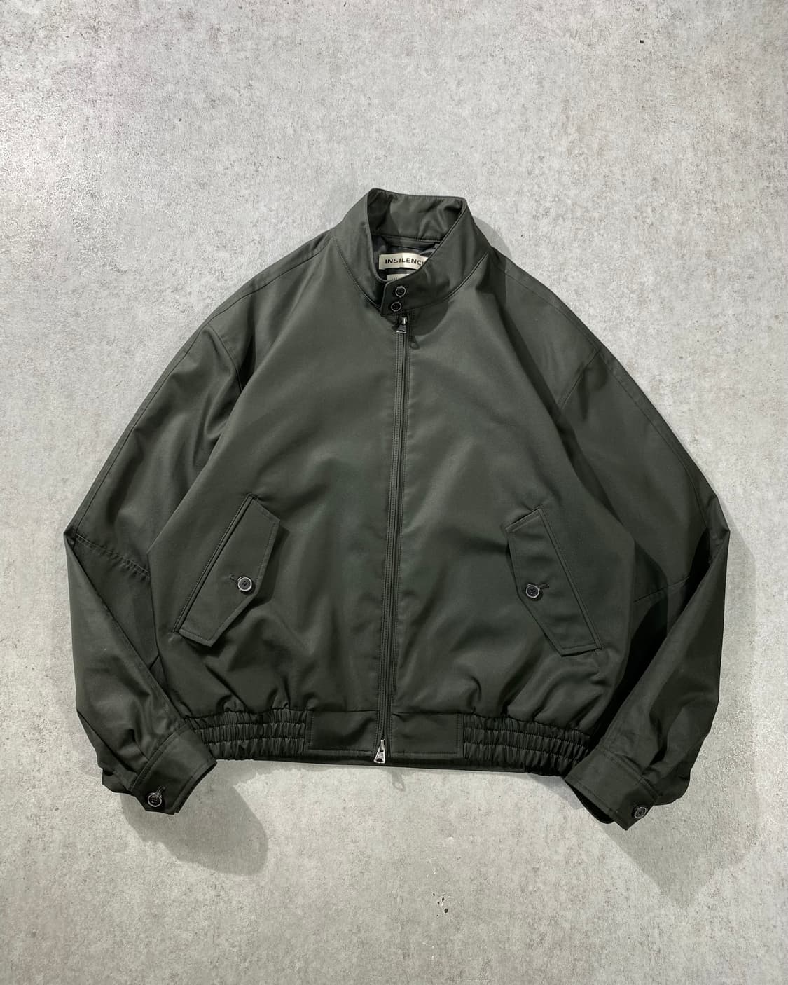 [M] INSILENCE 인사일런스 재팬 패브릭 투웨이 해링턴 자켓 상품이미지4