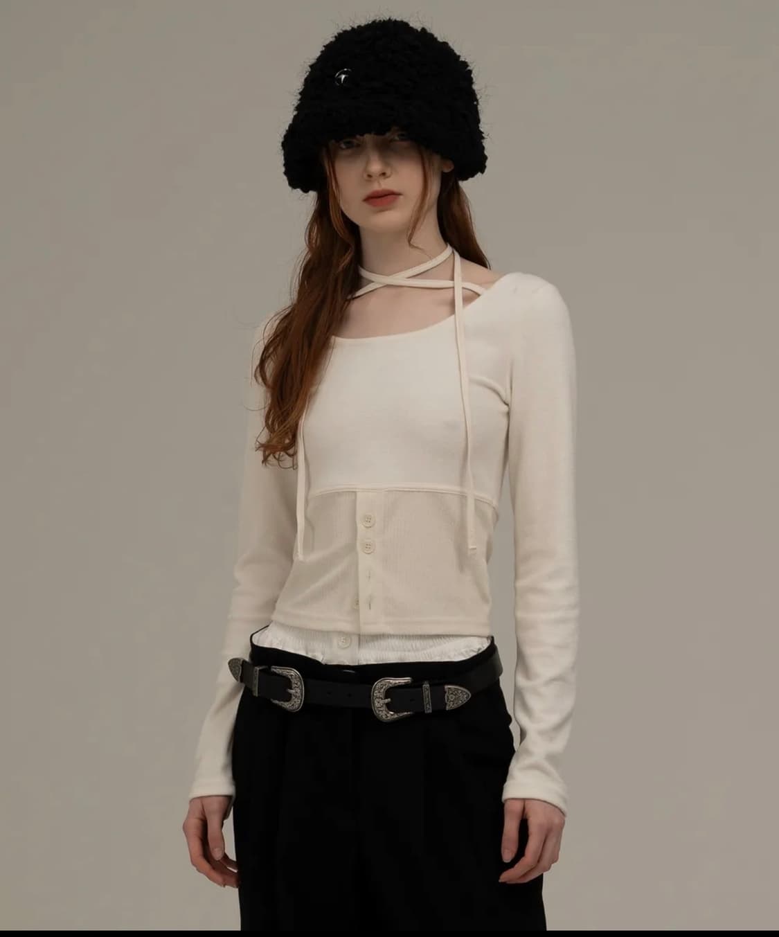 미드나잇 무브 테리 스트랩 티 상품이미지1