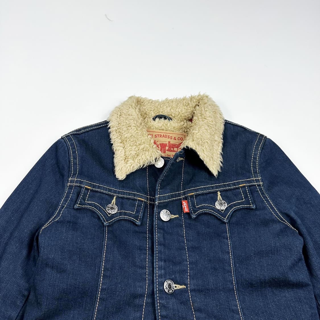 리바이스 오리지널 웨스턴 양털 트러커 청자켓 (S 여성추천) 상품이미지1