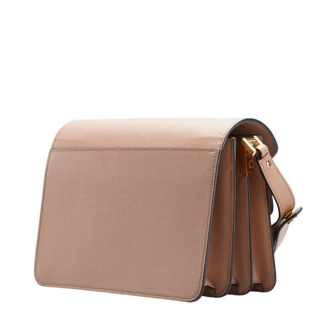 (중고) 마르니 베이지 사피아노 트렁크 미듐 숄더백 상품이미지2