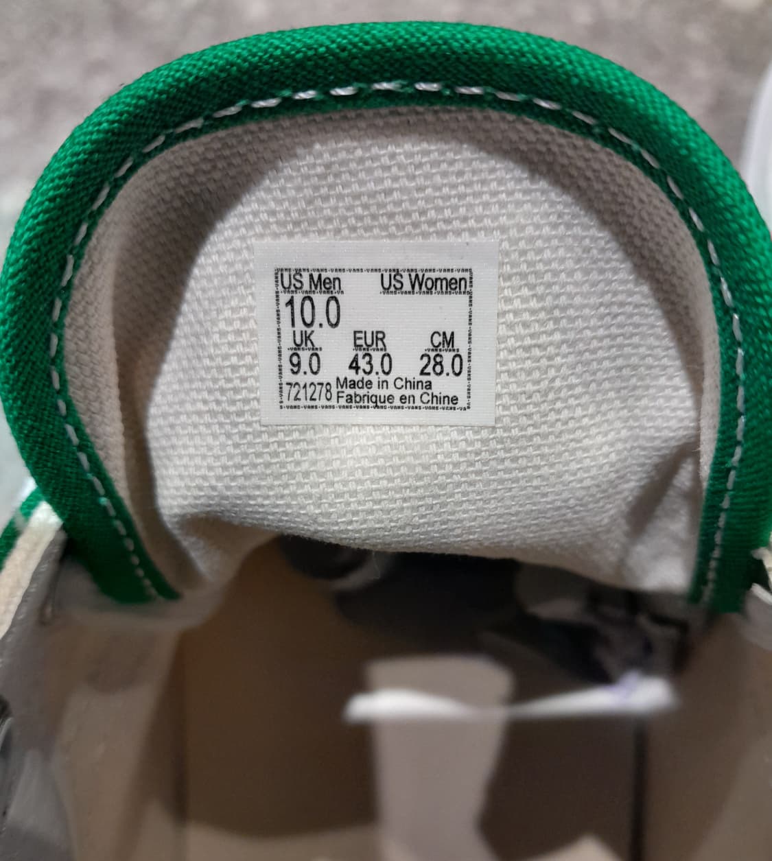 💥(새상품) 반스 올드스쿨 체커그린 (280) 상품이미지10