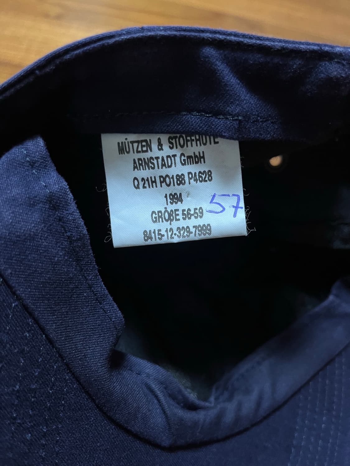 독일군 해병 캡 모자 네이비 상품이미지5