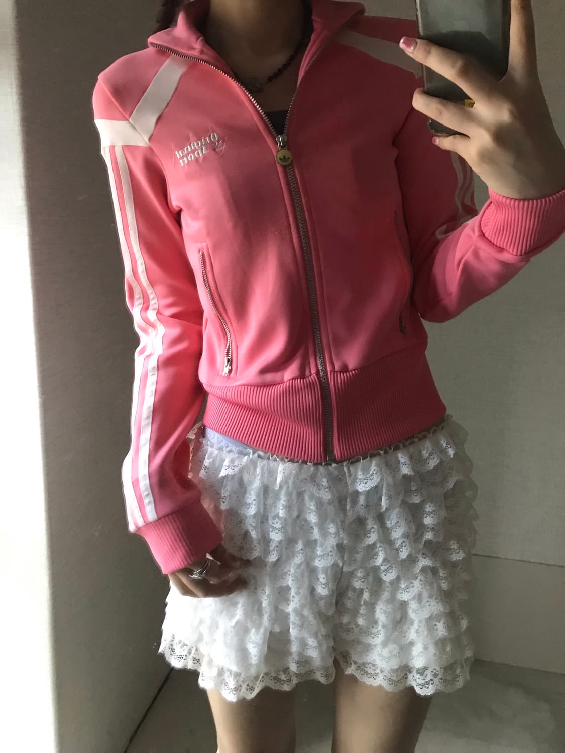 아디다스 연핑크 딱붙 져지 상품이미지1