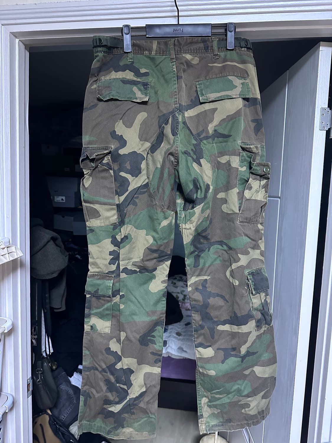 [M] 빈티지 로스코 더블 카고 카모 팬츠 상품이미지3