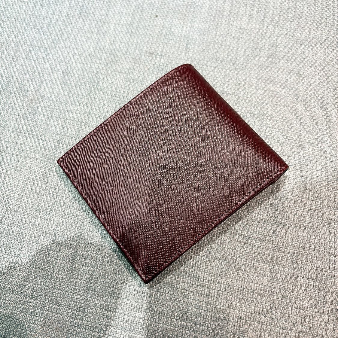 (정품/새상품) KITON 키톤 남성 버건디 사피아노 반지갑 상품이미지6