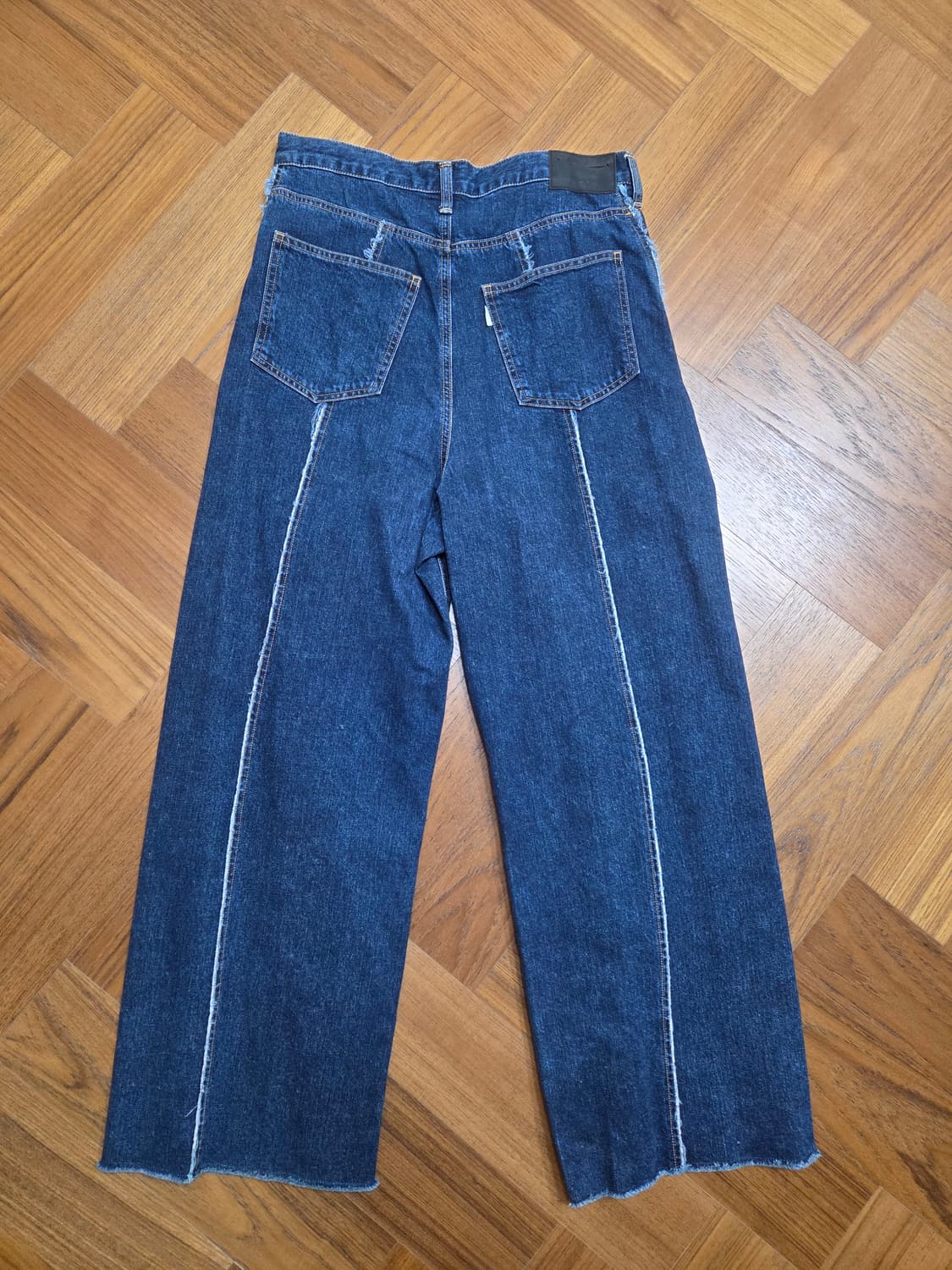 Jieda 와이드 데님 팬츠 상품이미지4