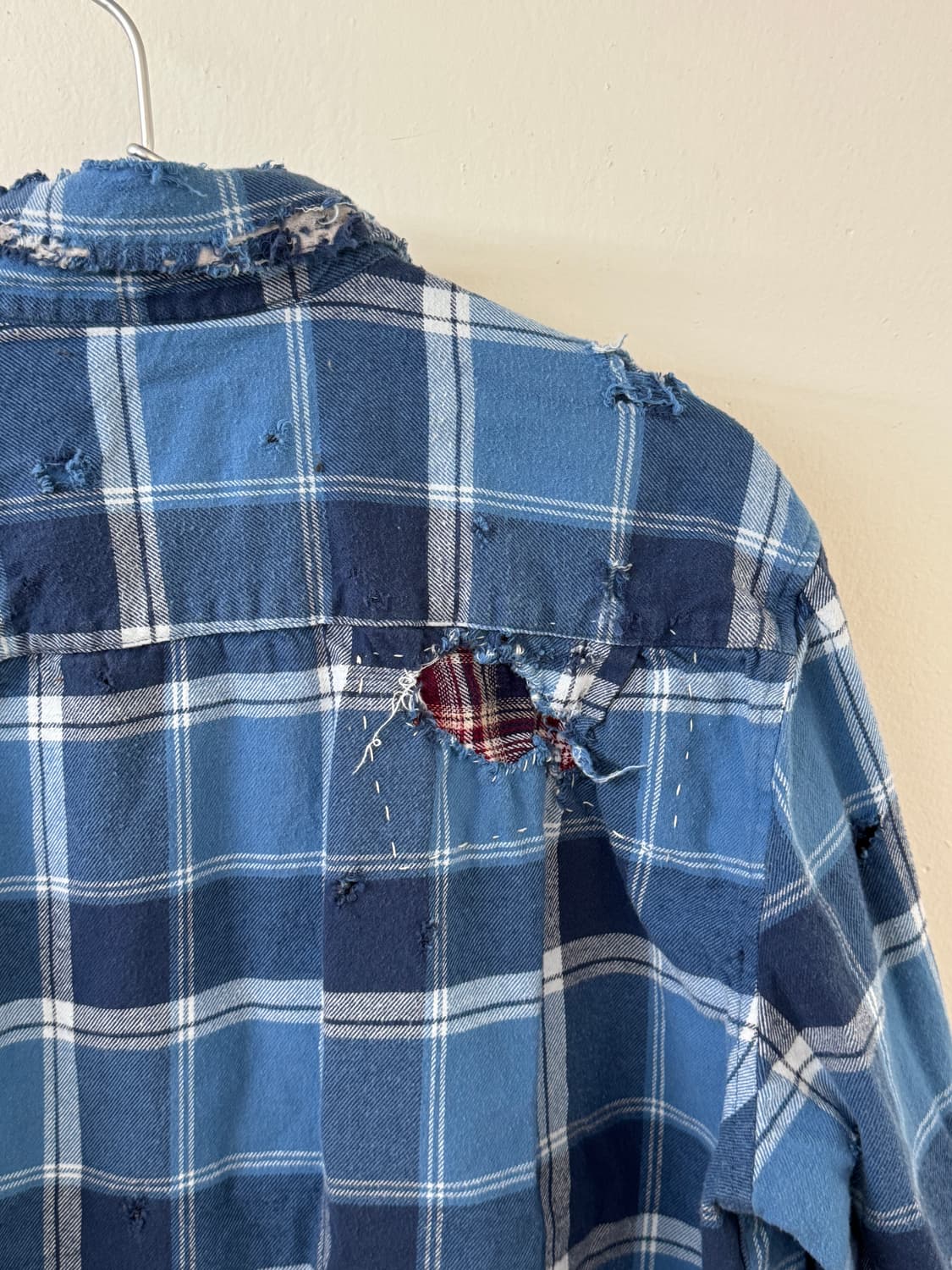 90s big mac flannel repair button shirt 상품이미지8