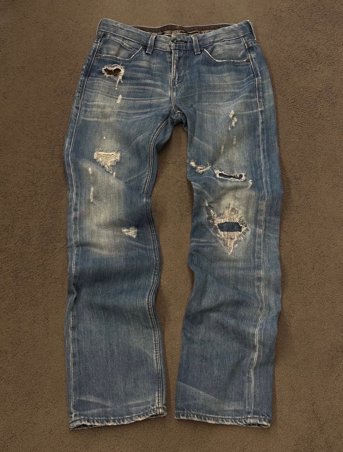 리바이스 522 워싱 디스 스트레이트 진 상품이미지2