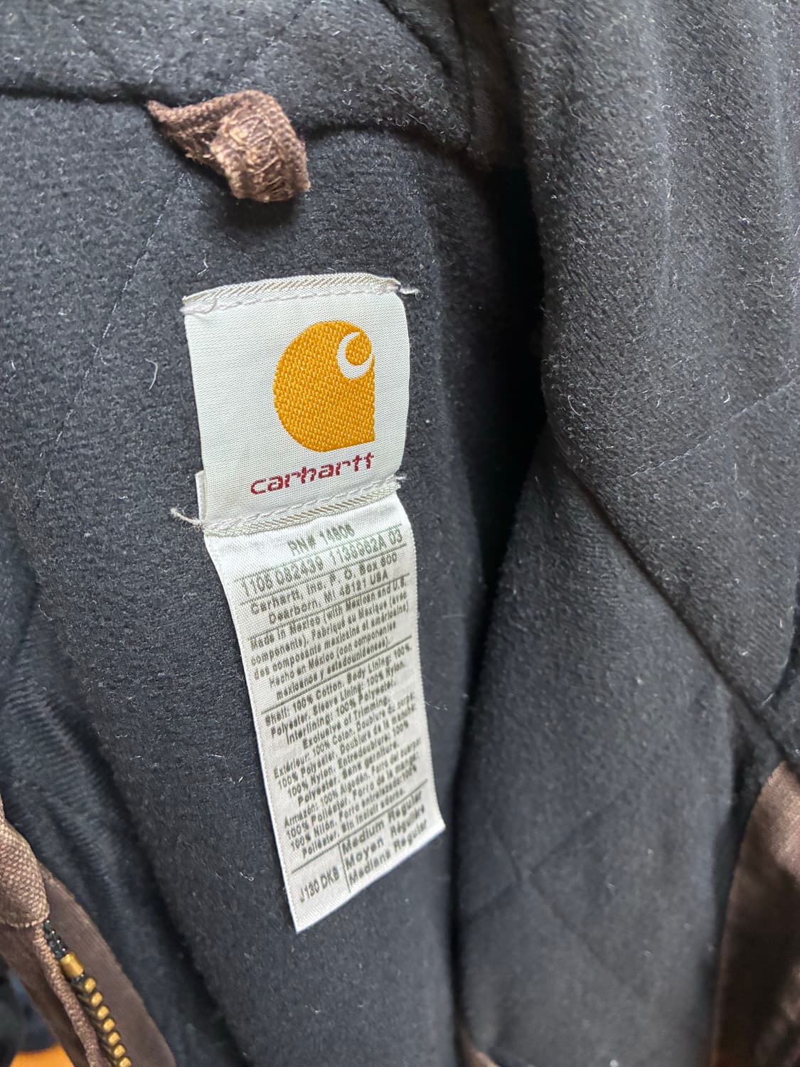 칼하트 j130 (M) 다크브라운 상품이미지3