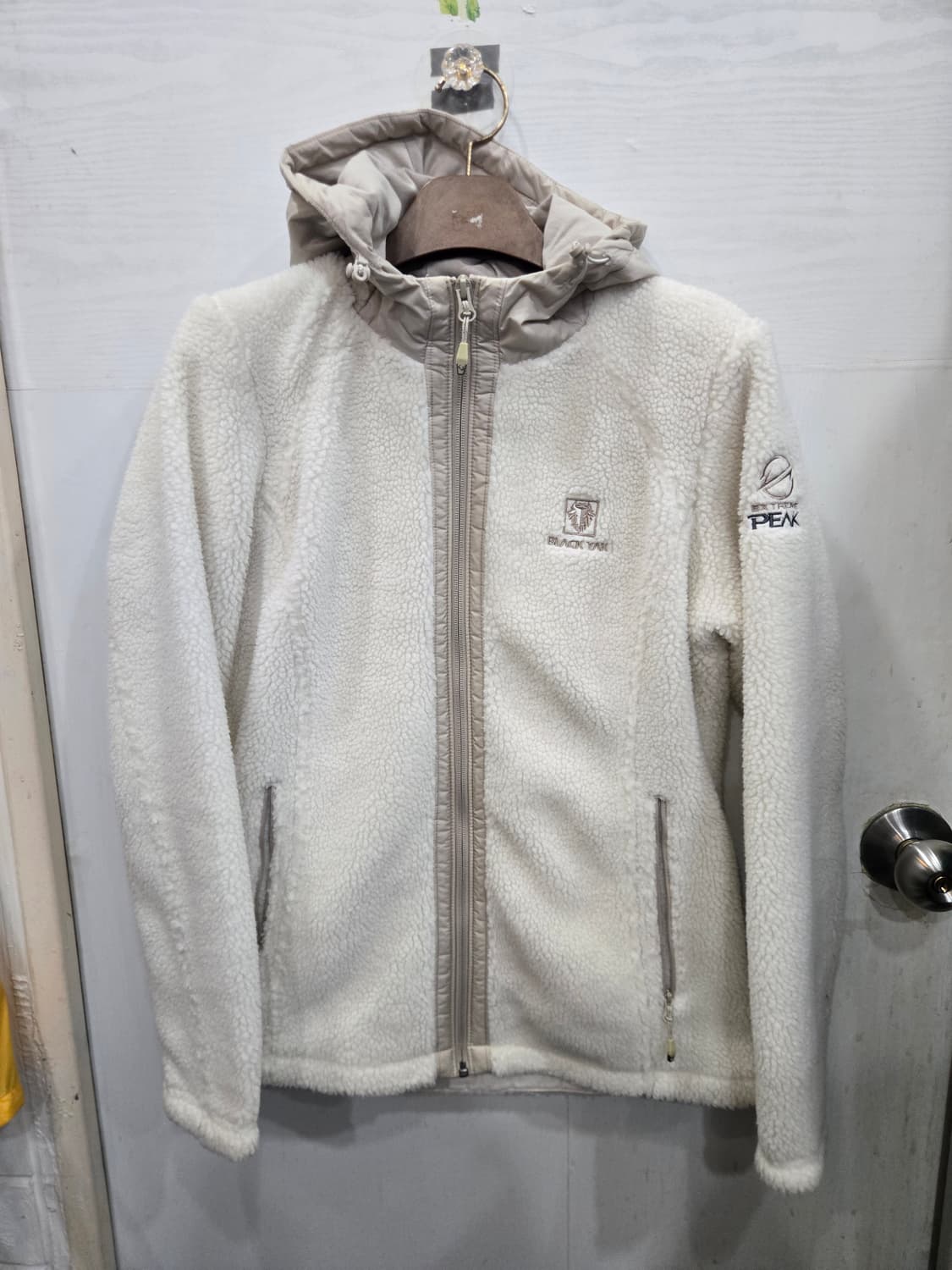 ((100,L)) BLACK YAK 블랙야크 양털 후드집업! 상품이미지1