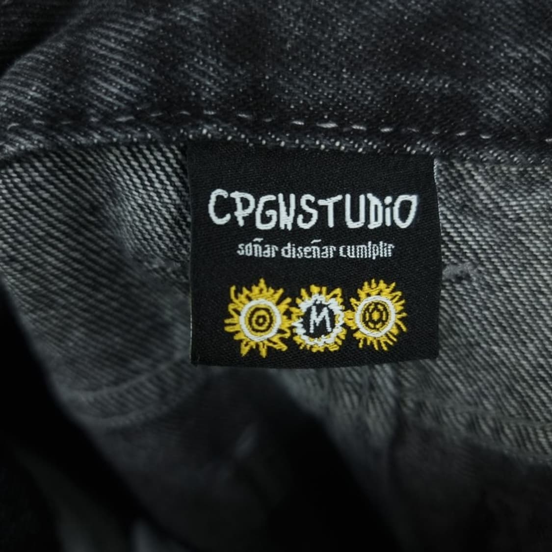 [꼼파뇨] 흑청 와이드 카고 카펜터 데님 팬츠 M18677 상품이미지8