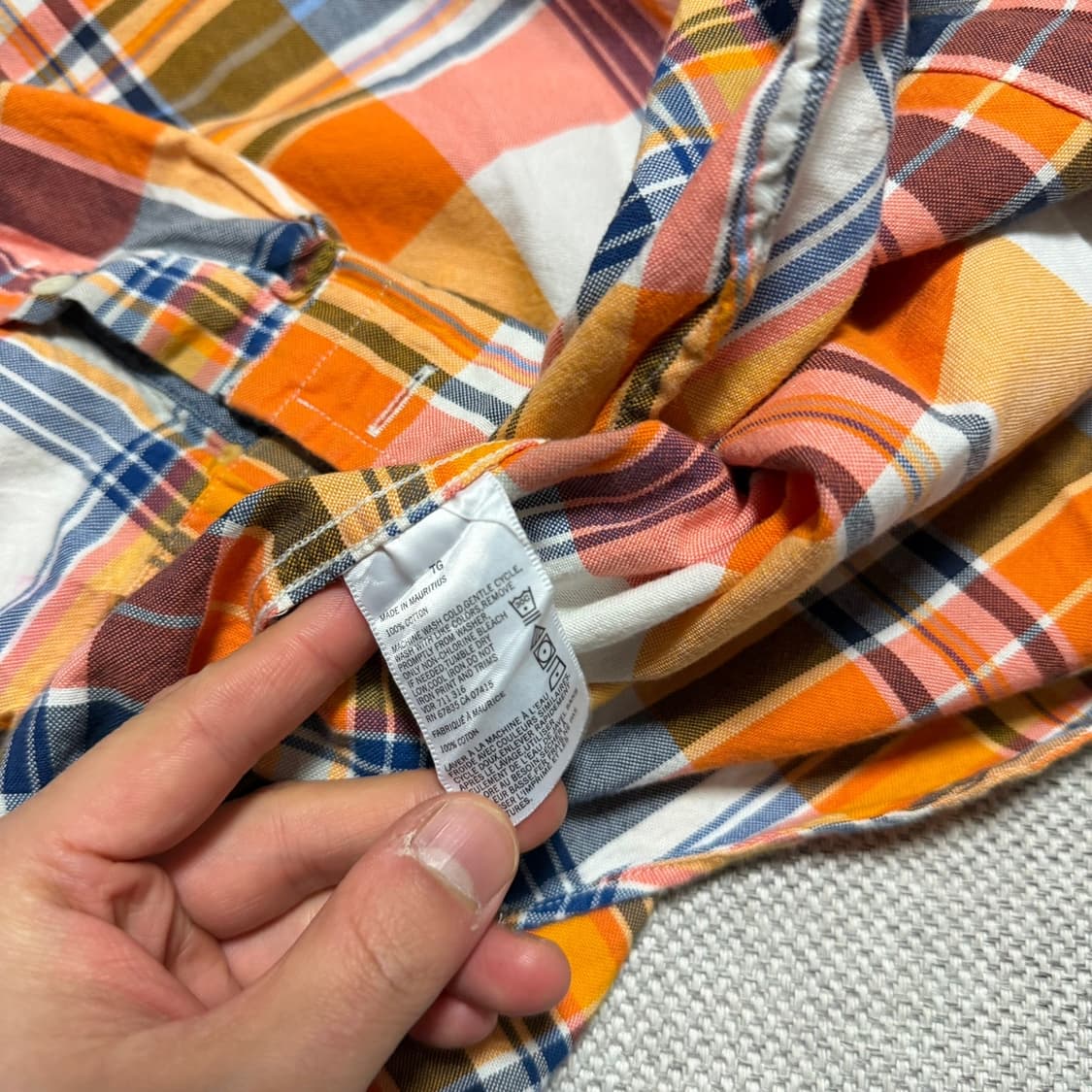 노티카 체크 셔츠 상품이미지3