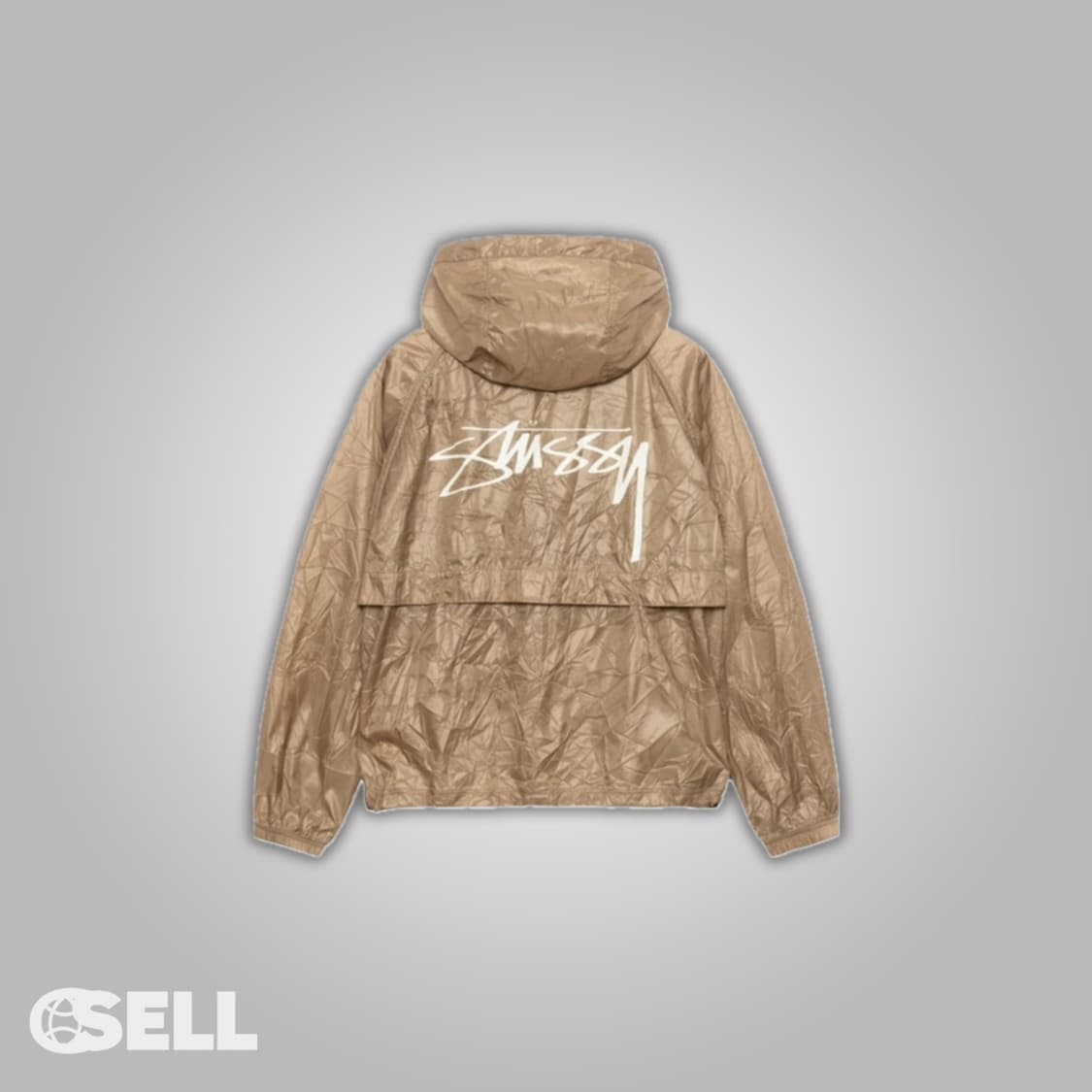 스투시 비치쉴 바람막이 브라운 상품이미지1