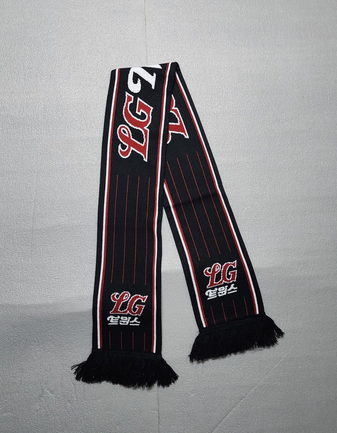 LG트윈스 클래식 응원 니트 머플러 상품이미지2
