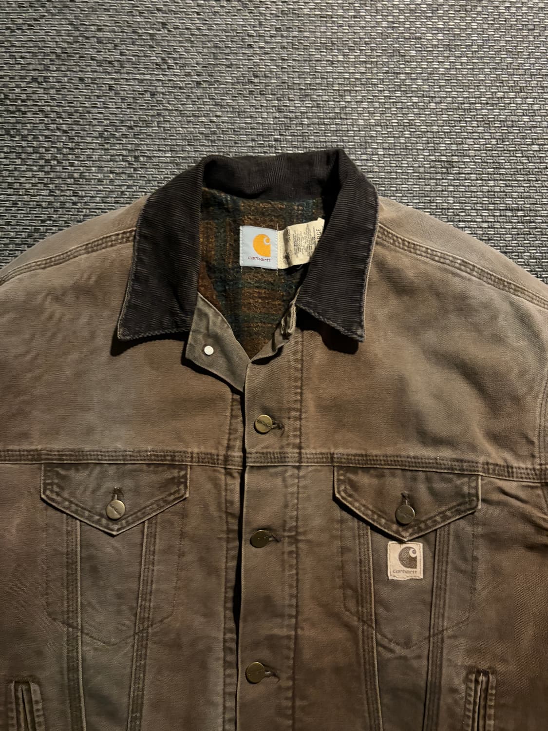 90‘s 칼하트 트러커 J10 CHT L USA🇺🇸 상품이미지4