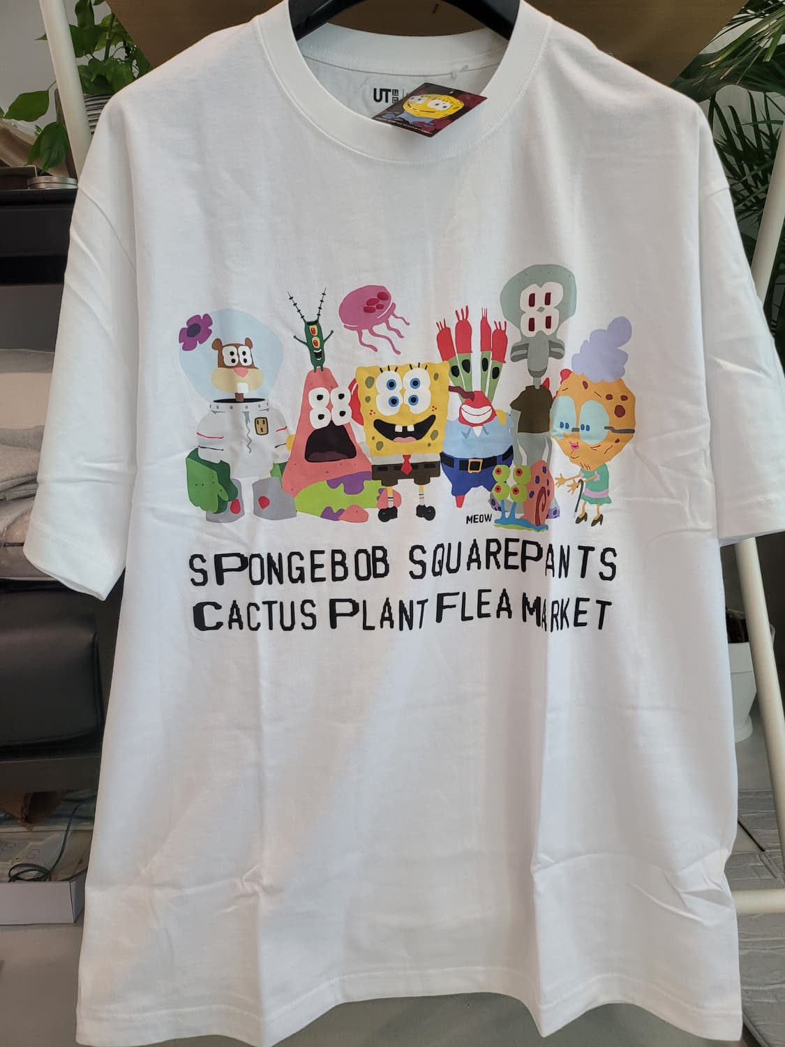 일본 한정/새상품] 유니클로 재팬 x CPFM x 스폰지밥 25주년 콜라 상품이미지1