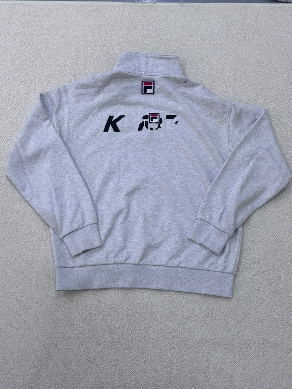 M 휠라 헤리티지 반집업 맨투맨 0306E 상품이미지2