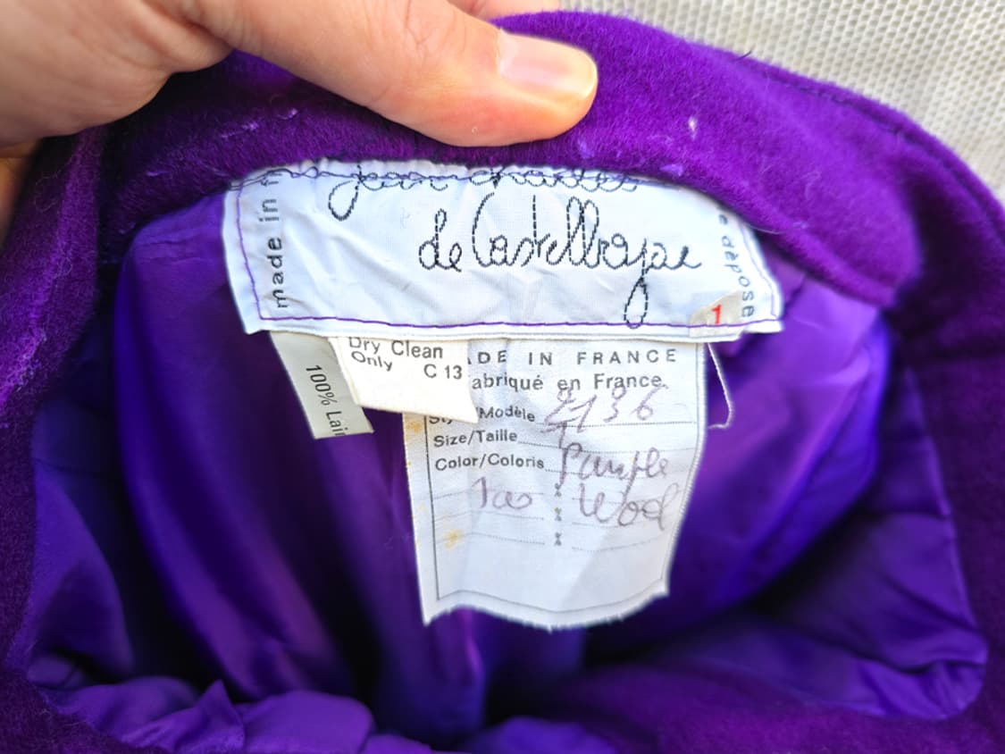 80s 까스텔 바작 울 슬렉스 (made in france) 상품이미지7