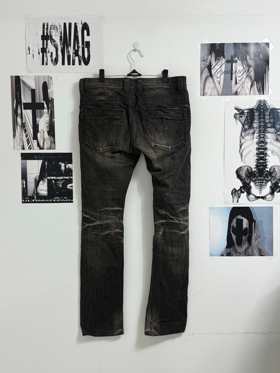 00s grunge mood washing jeans 상품이미지3