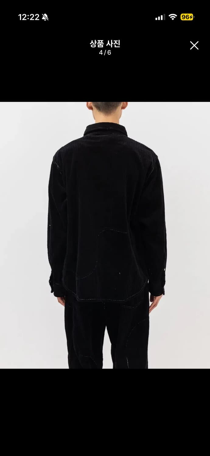 새상품 braindead 브레인데드 패널 랜치 셔츠 자켓 상품이미지4