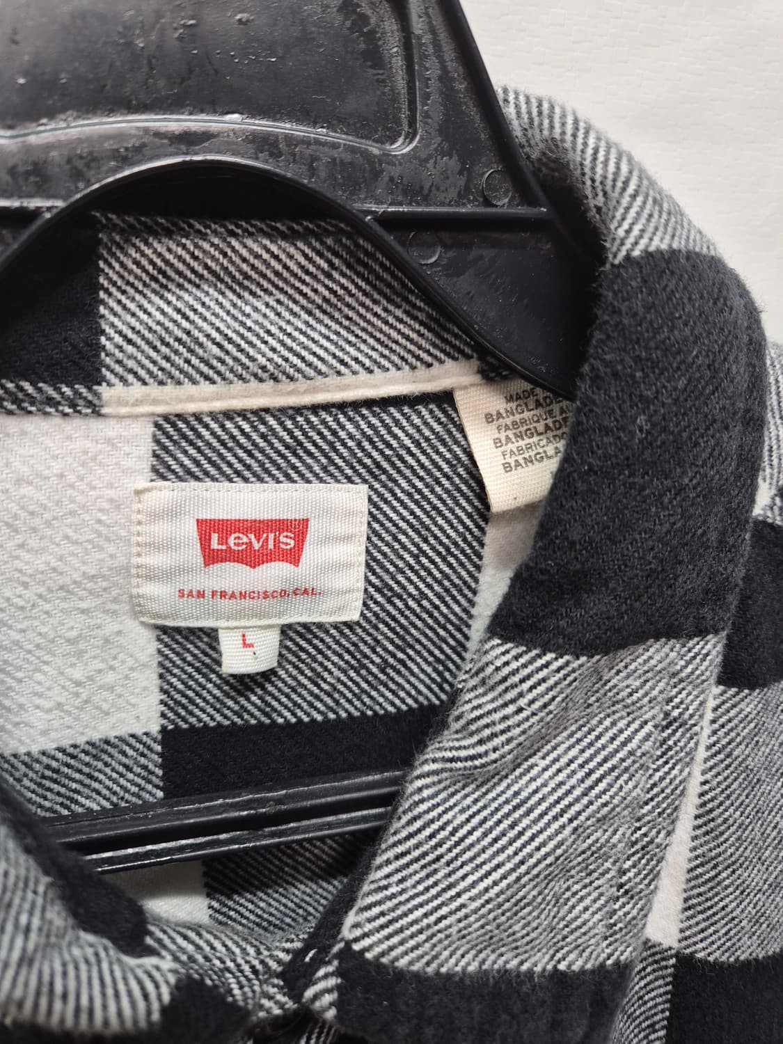 리바이스 체크남방  상품이미지3