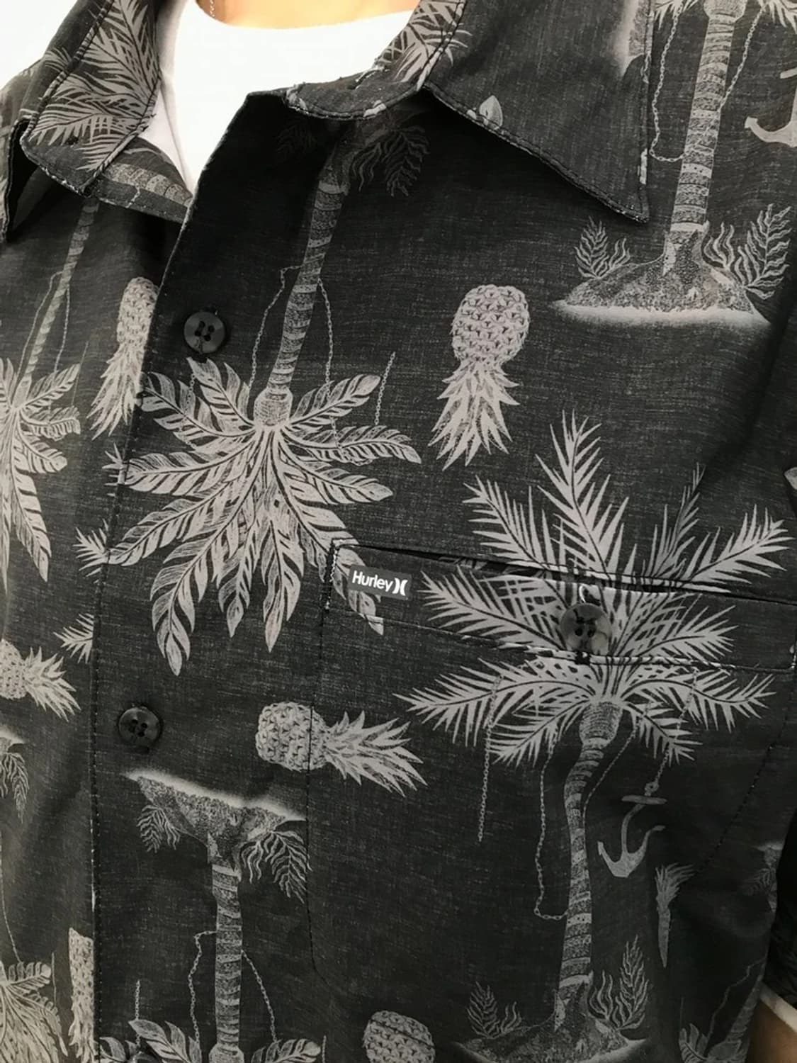 Hurley Tropical Pattern Polo Shirt 상품이미지3