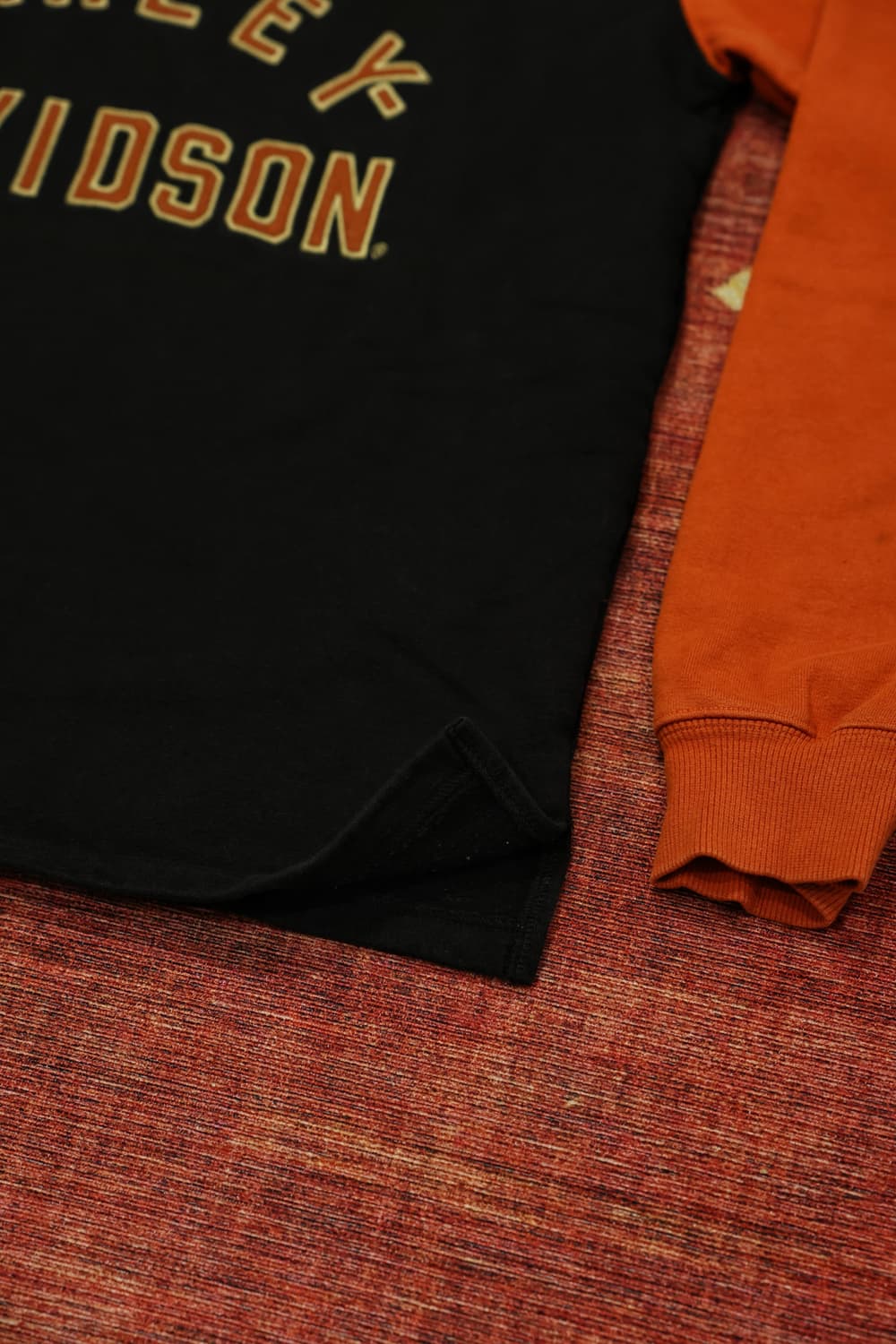 할리데이비슨 컬러블록 하프집업 스웻 판매 상품이미지7