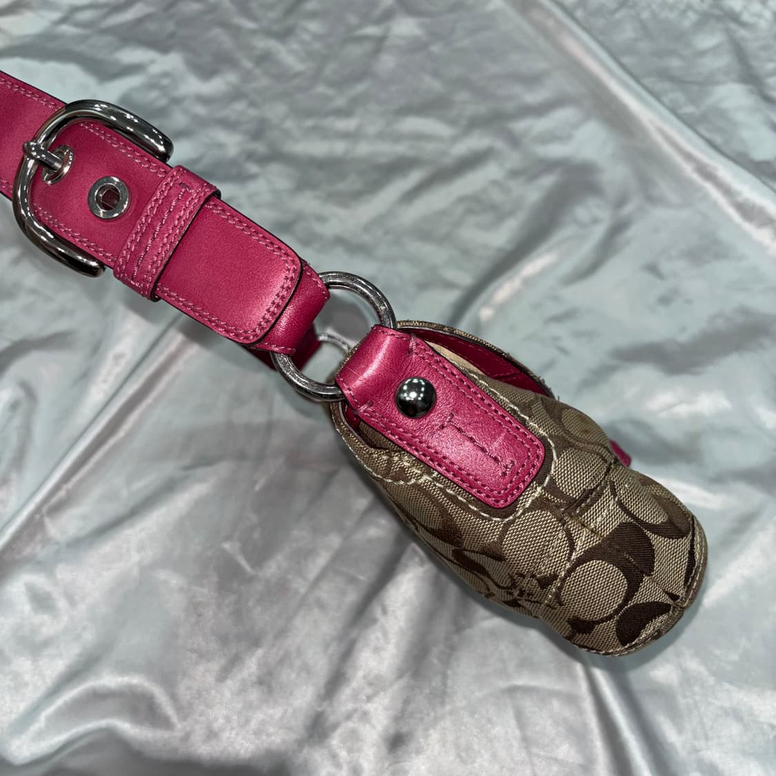 빈티지 코치 숄더백 핑크 가방 y2k 상품이미지6