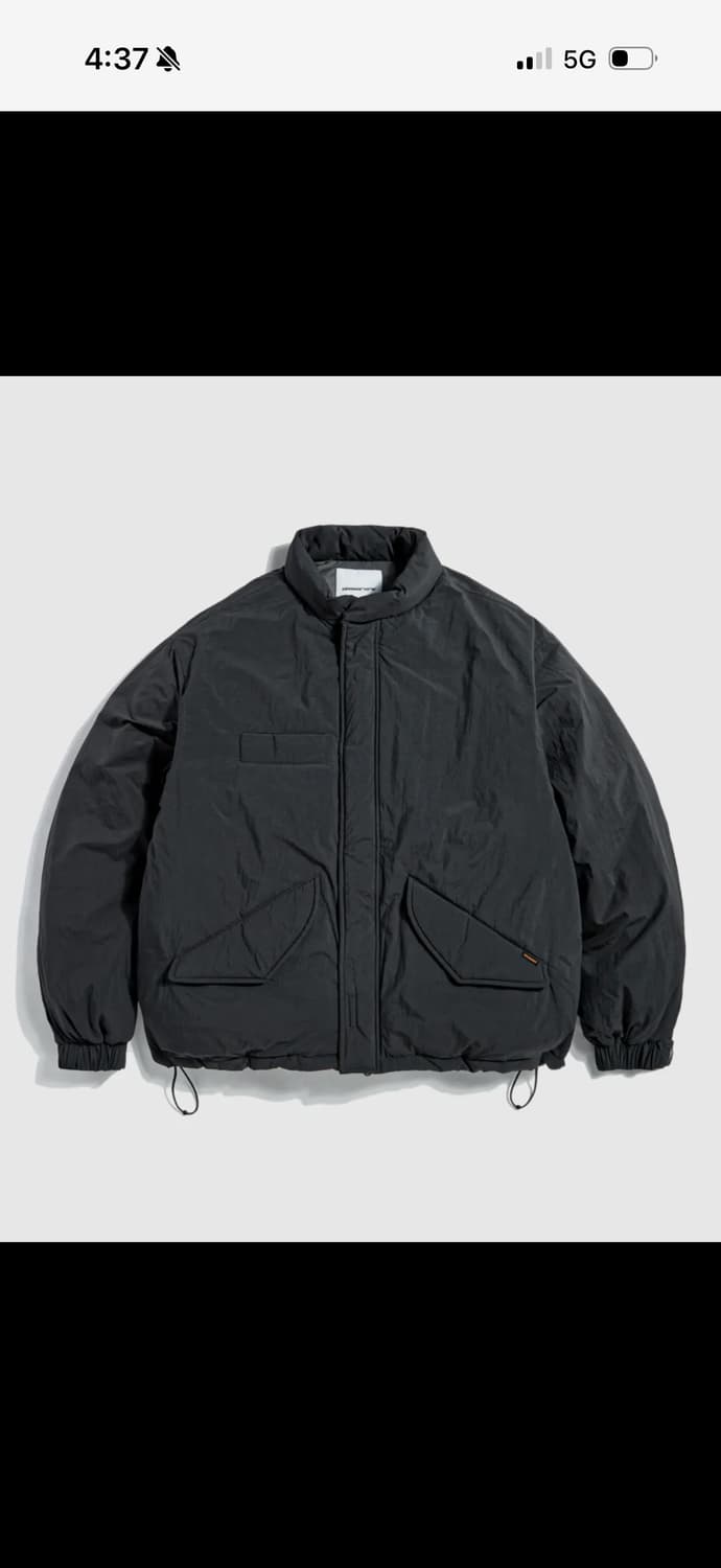 에스피오나지 M65 다운 패딩 차콜 XL 상품이미지2