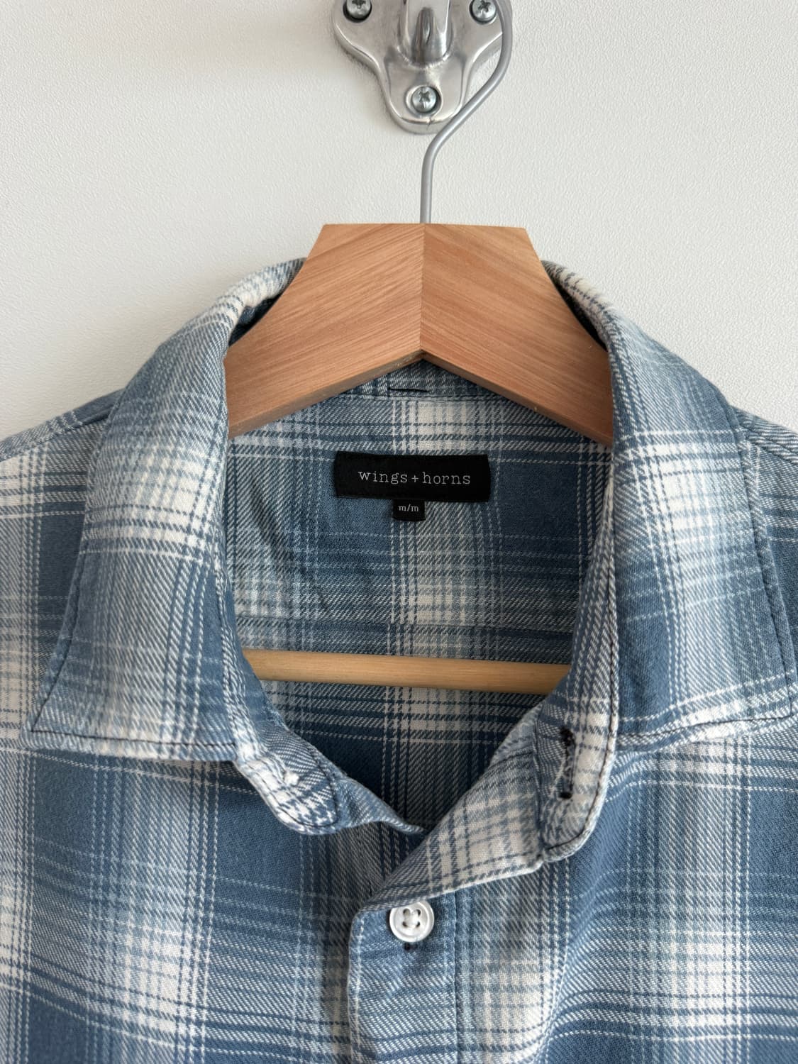 wings + horns 체크 반팔셔츠(CANADA) 상품이미지5