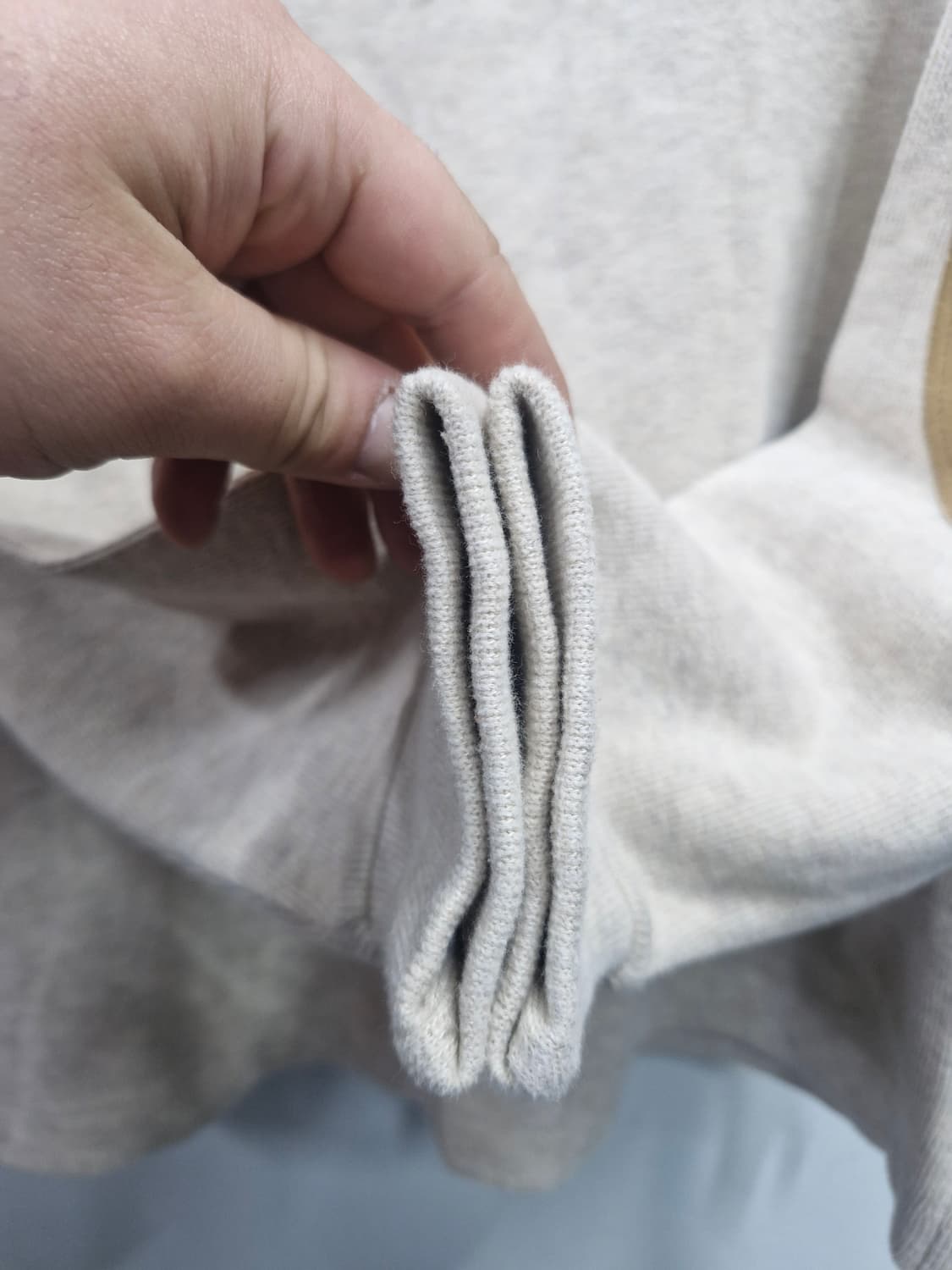 95-100L 폴로랄프로렌 팔꿈치 패치 반집업 니트. 상품이미지4