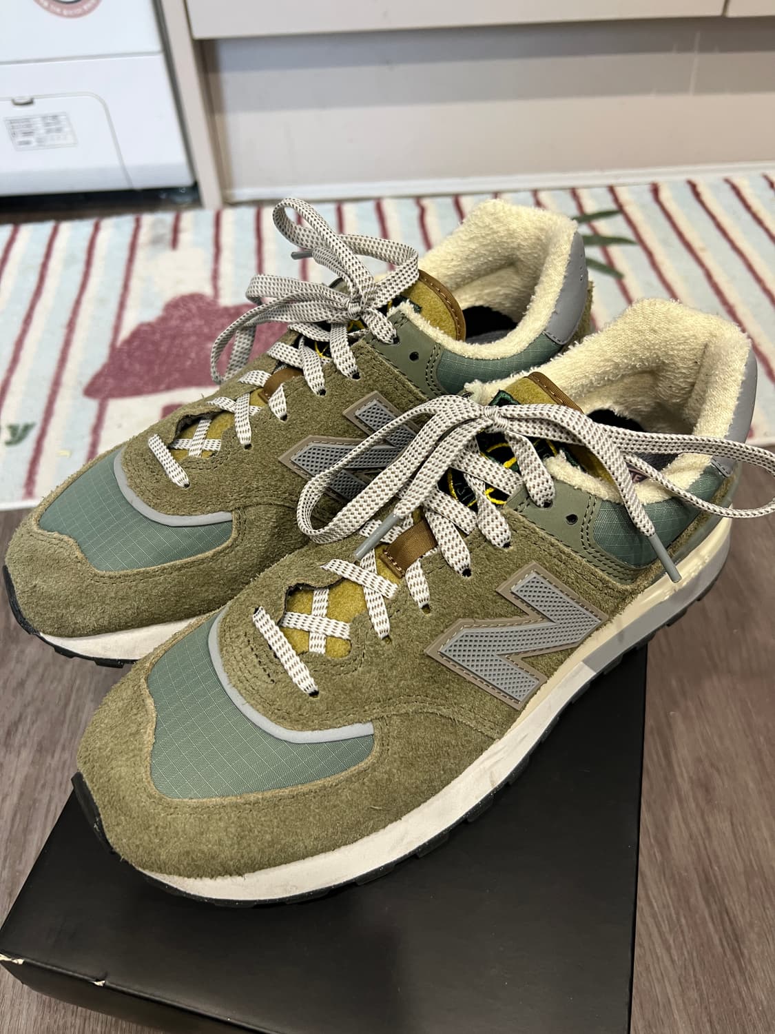 (270) 스톤아일랜드 x 뉴발란스 574 레거시 그린 상품이미지1