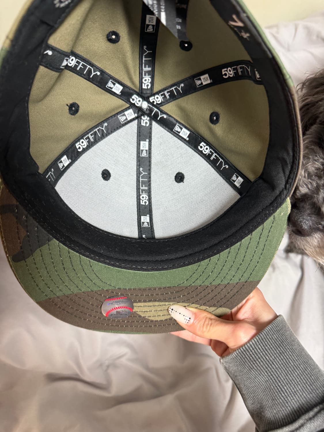 MLB LA 다저스 베이직 피티드캡 우드랜드 카모 상품이미지5