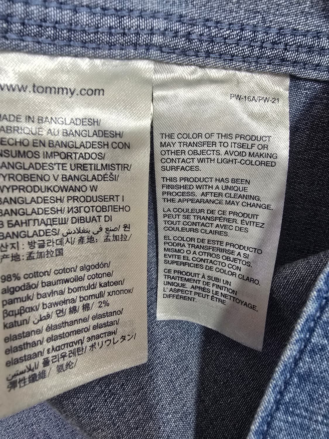 타미힐피거 데님 셔츠 (1849) 상품이미지4