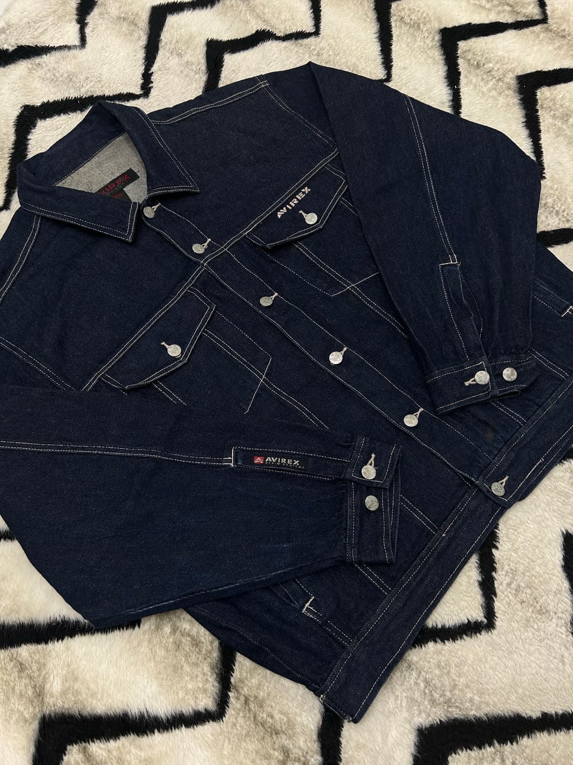 [2XL]Avirex 데님 자켓/진청 상품이미지2