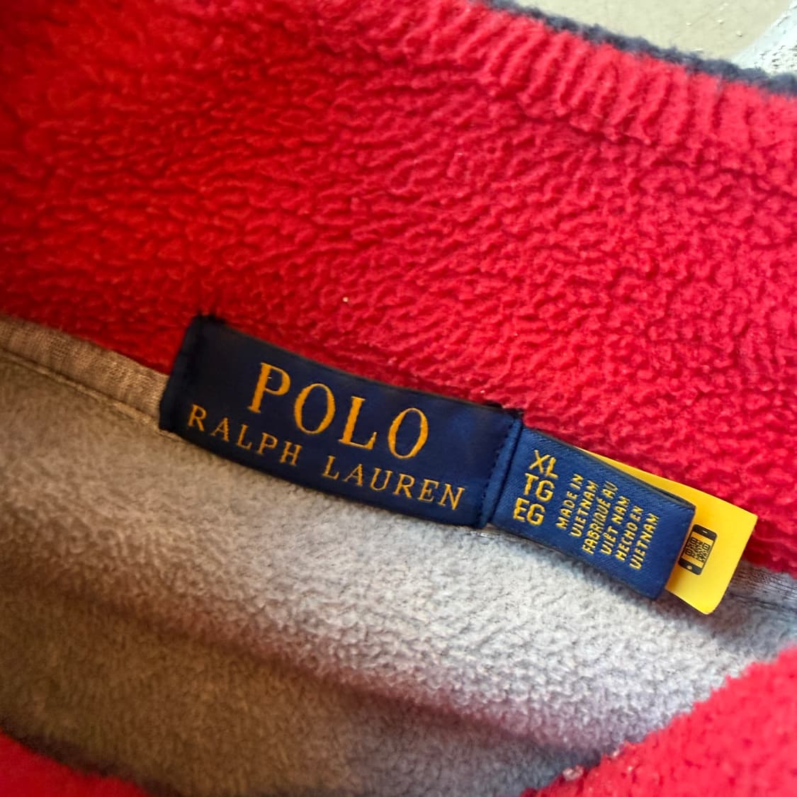 폴로 랄프로렌 성조기 하프집업 플리스 상품이미지5