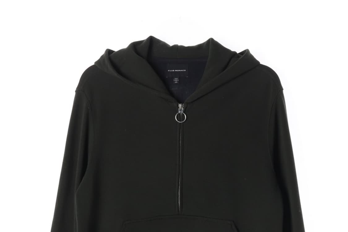 클럽모나코 하프 집업 기모 후드티 S 상품이미지3
