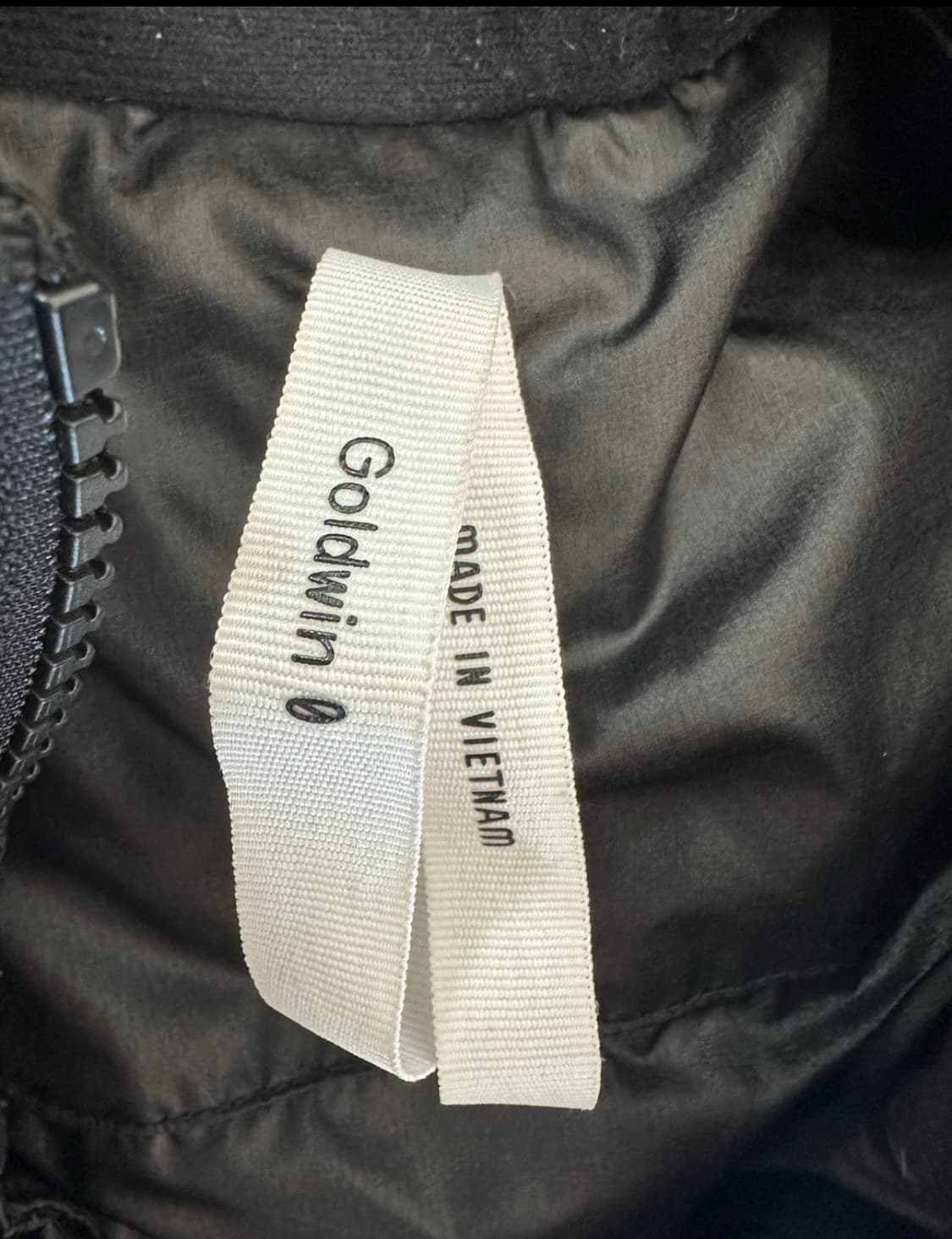 골드윈0 3D패딩자켓 블랙 3사이즈  상품이미지3