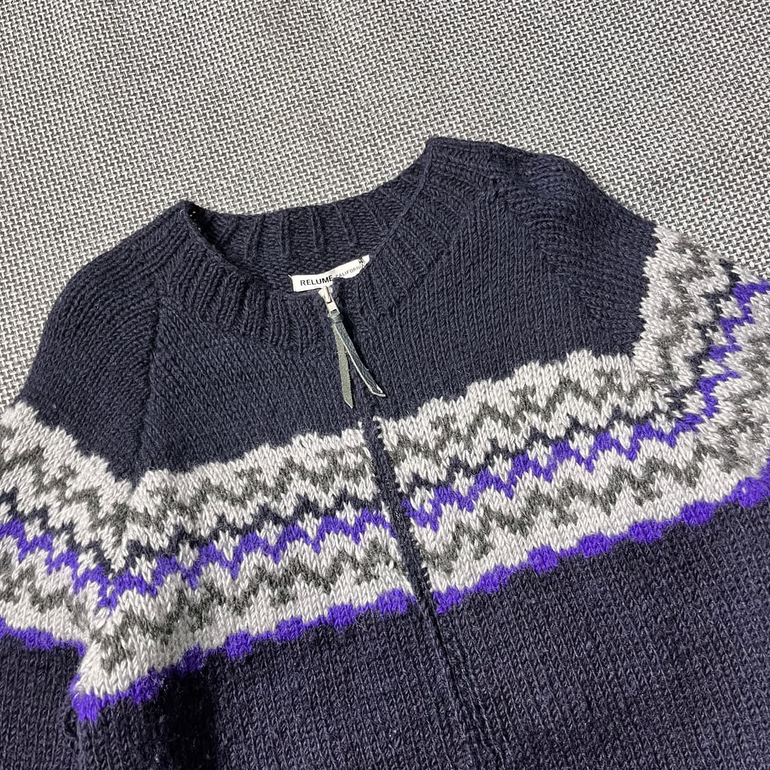 JOURNAL STANDARD 니트 집업 (M) 상품이미지2