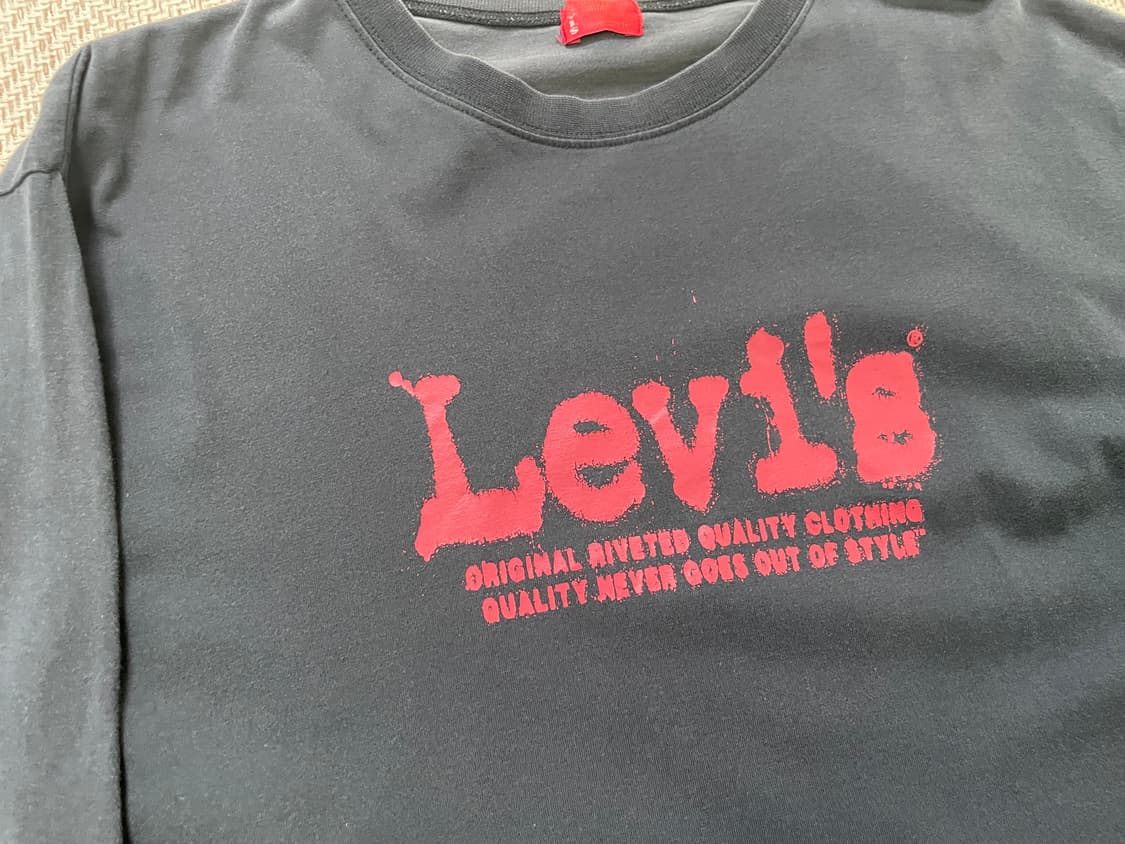 빈티지 Levis 리바이스 그래픽 긴팔티셔츠  상품이미지5